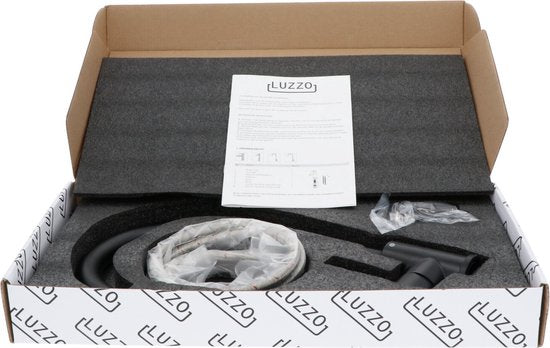 Luzzo® Iseo Mengkraan Wastafel – Gun Metal – Moderne Badkamerkraan