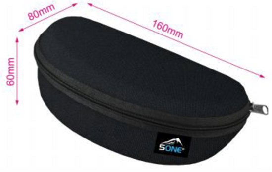 5one® Stevige Brillenkoker hard case - (zonne)brillendoos - brillenetui