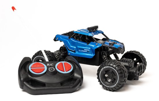 DMG Supply RC Auto - Bestuurbare Auto - Raceauto - Blauw - Binnen en Buiten - 15 km-u - Vanaf 7 Jaar