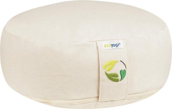 Ecoyogi meditatiekussen rond - laag (10-12cm)