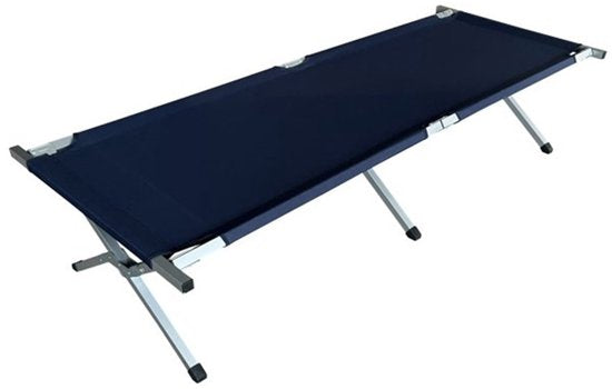 hanSe® Veldbed Staal Met Draagtas tot 150 kg - Stretcher 190x64x42 cm