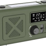 Noodradio - & Hand Crank Powerbank - AM-FM-WB Emergency Radio - & - Groen