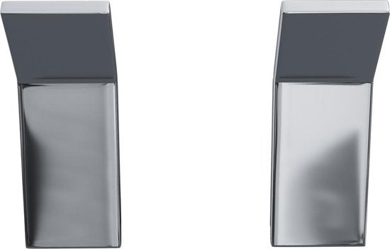 Luzzo® Piazzo Set van 2 Messing Handdoekhaken - chroom