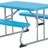 Lifetime® Kindertafel Opvouwbaar - Picknickset voor binnen en buiten - Blauw