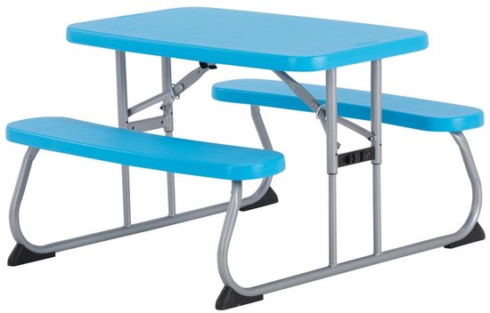 Lifetime® Kindertafel Opvouwbaar - Picknickset voor binnen en buiten - Blauw