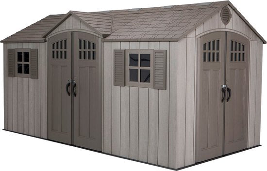 Lifetime - LG60318 - Tuinhuis - Tuinschuur - 244 x 244 x 457 cm