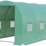 4goodz Tunnelserre Kweekkas 395x195x190 cm - Gaasplastic met Raam