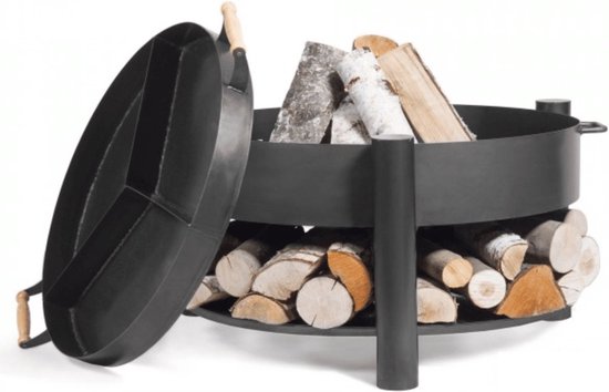 CookKing - Vuurschaal Ø - Vuurschaal BBQ - Staal - Zwart