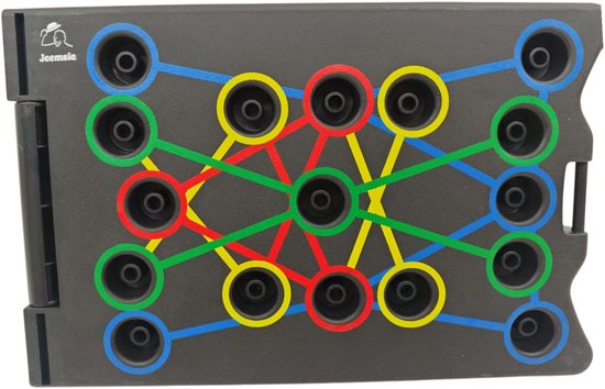 Push-up Board 14-in-1 – Multifunctioneel Fitnessbord voor Thuis en Sportschool – Opvouwbaar – Inclusief Handgrepen