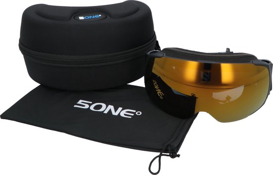 5one® Alpine 9 - Skibril met 2 Verwisselbare Lenzen - en Oranje
