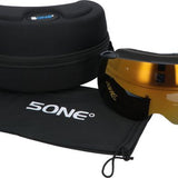 5one® Alpine 9 - Skibril met 2 Verwisselbare Lenzen - en Oranje