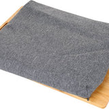 Schoottafel Laptop – Laptoptafel voor Bank-Bed – Bamboe Dienblad met Kussen – Ontbijt Bed Tafel – Laptopkussen – Met Handgrepen