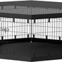 Puppyren, Ø159 - 76 cm - 8 Panelen, Bodemzeil en Afdakzeil