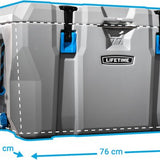 Lifetime® Ultra Koelbox 73 Liter LB90903 - 7 dagen Isolatie - 60 blikjes