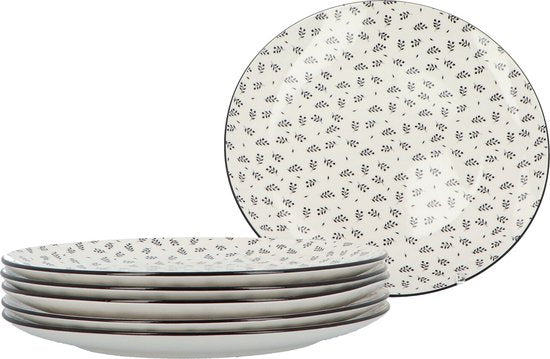 Porseleinen Servies-set Iris 18-delig - 6 persoons
