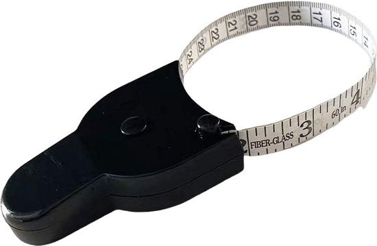 Vetmeter en Meetlint Lichaam - Complete Set - Huidplooimeter en Body Mass Tape - Lichaamsvet meten