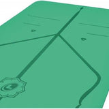 Liforme Compacte Reis Yogamat - Fitnessmat Groen - (66 x 180 x 0,2 cm) 1,6 kg | Inclusief Draagtas | Lichtgewicht & Reisvriendelijk | Uitstekende Grip & Snel Drogend | Milieuvriendelijk Rubber | AlignForMe Markeringen | Geschikt voor Yoga Onderweg