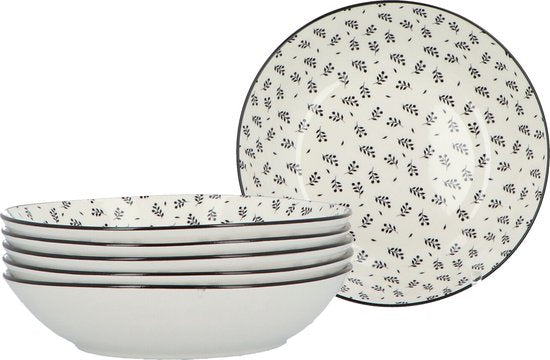 Porseleinen Servies-set Iris 18-delig - 6 persoons