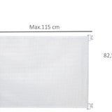4goodz Uitschuifbaar Traphek 115x82,5 cm voor Huisdieren - Wit