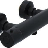 Luzzo® Douche Thermostaatkraan Rond 15cm - Douchekraan Zwart