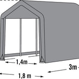 ShelterLogic® - Gereedschapsschuur - SL70396