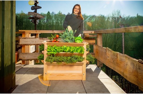 Westmann verhoogde plantenbak Premium XL - 65x90x73 cm