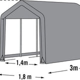 ShelterLogic® - Gereedschapsschuur - SL70396