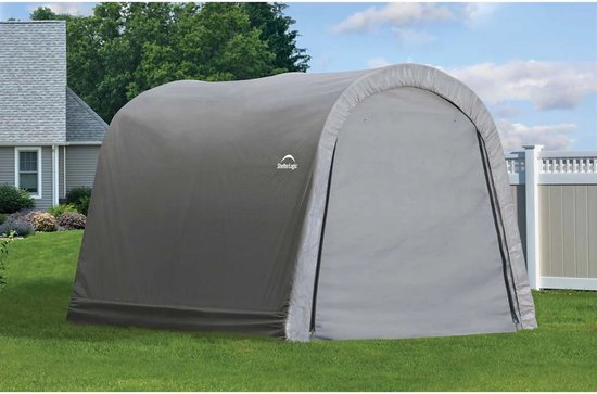 ShelterLogic® Folietent garagetent - 300x300x240 cm - Grijs
