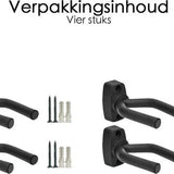 Gitaar muurhouder - 4 stuks
