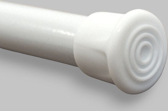 Kledingstang Verstelbaar 40,5 cm tot 71 cm - 2 Stuks - Wit - Verstelbare Kledingroede - Douchestang - Garderobestang