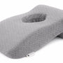 Gezichtskussen voor Massage - Grijs - 36 cm x 25 x 11 cm - Massage Kussen - Massagekussen voor Kind en Volwassenen - Hoofdsteun Massagetafel