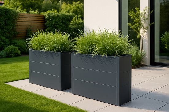 4gardenz® Plantenbak Metaal voor Buiten met Verhoogde Bodem