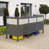 Westmann Containerombouw voor 3 containers - WMJGBF03-4S-120-3 - Kliko ombouw