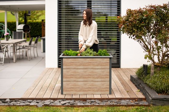 Westmann - WMHPS771005 - Plantenbak - Bloembak - Tuin Hochbeed - 100 x 50 x 77 cm