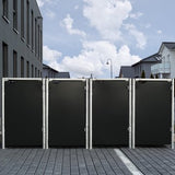 Hide® Containerombouw HD24401 Zwart - Kliko ombouw - Ombouw Afvalcontainer
