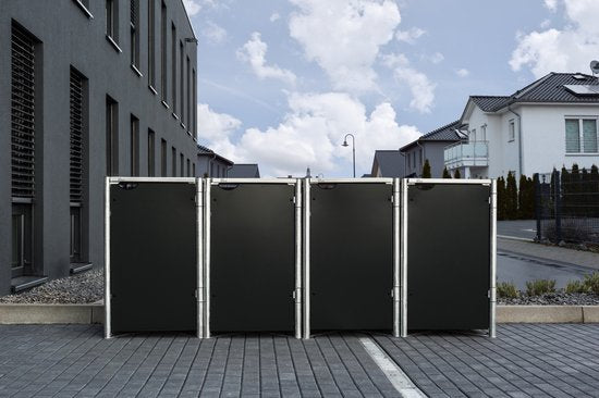 Hide® Containerombouw HD24401 Zwart - Kliko ombouw - Ombouw Afvalcontainer