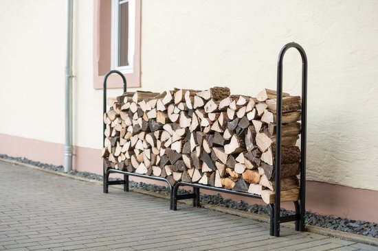 ShelterLogic® - HaardHout Houtopslag met Hoes - Brandhoutrek