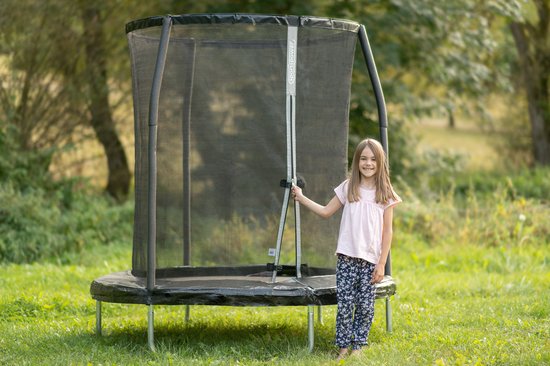 Sportspower Trampoline Ø244 cm met Veiligheidsnet - Zwart