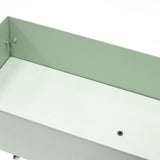 Herstera Garden® Hoge Plantenbak Staal - 100x40x84cm - Cactusgroen