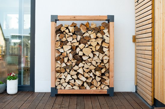 Westmann HaardHout Houtopslag Houtrek WMKR3020 - Brandhoutrek 40x138x180cm