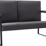 Zitbank voor 2 Personen - Grijs - 125 x 80 x 77 cm - Loveseat - Stijlvol en Comfortabel voor Elk Interieur
