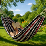 4gardenz canvas Hangmat 200x150cm -Totale 320cm