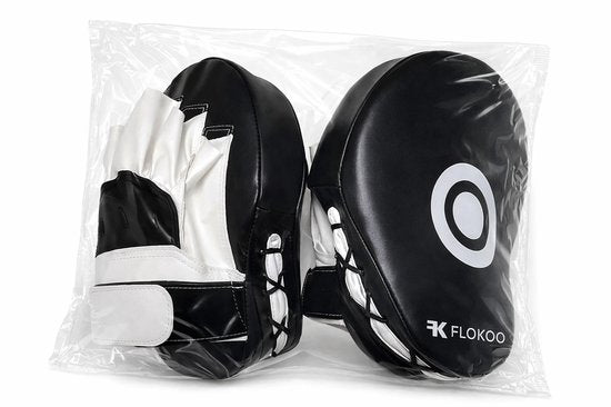 Stootkussens - Bokspads - Met Target - 2 Stuks - Zwart-Wit
