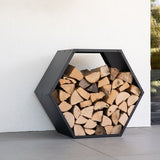 Westmann HaardHout Brandhoutrek WMLG789 - Houtopslag binnen - Zwart