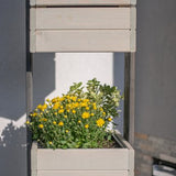 Westmann Maja Houten Plantenbak Pilaar 50x50x170 cm - Grijs