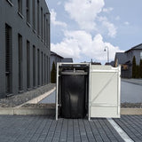 Hide® Containerombouw 1 afvalcontainer Zwart HD12401 - Kliko ombouw