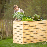 Westmann Houten Verhoogde Plantenbak Moestuin Asket L - 130x70x90cm