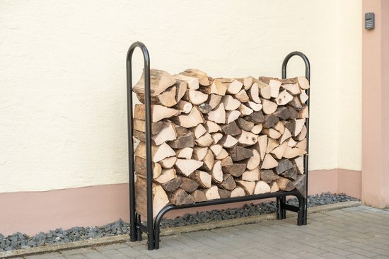 ShelterLogic® - HaardHout Houtopslag met Hoes - Brandhoutrek