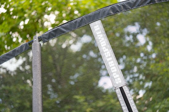 Sportspower Trampoline Ø244 cm met Veiligheidsnet - Zwart