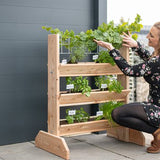Westman Kruidenrek Plantenbak met traliewerk Viktoria L 50x80x95cm